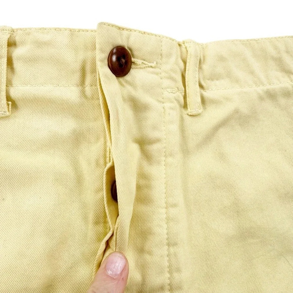 RE/DONE 90s Trouser Cotton Short Relaxed Fit in Washed Buttercream size 31 NWT - Picture 7 of 8